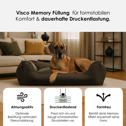 Luxe orthopedisch hondenbed