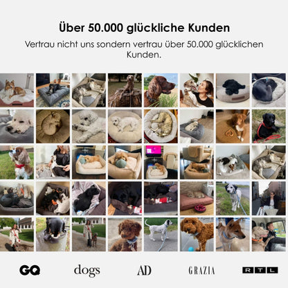 Orthopedisch hondenbed The Cloud (donkergrijs)