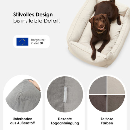 Orthopedisch hondenbed The Cloud (donkergrijs)