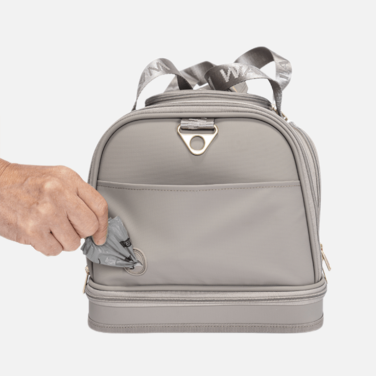 Cloud Nest hondendraagtas voor in het vliegtuig (grijs)