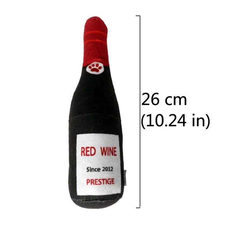 Champagneflesvorm Hondenspeelgoed